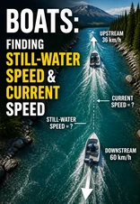 Boats: Still-Water and Current Speed