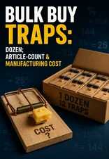 Bulk Buy Traps: Count & Cost