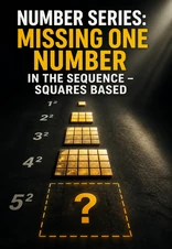 Number Series: Missing One Number In The Sequence - Squares Based