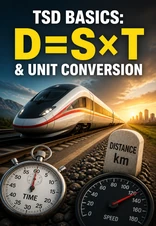 TSD Basics: D=S×T & Unit Conversion