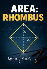 Rhombus Area: Formula and Calculation
