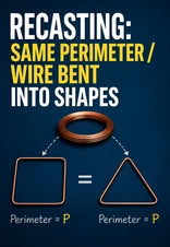Recasting Shapes with Same Perimeter