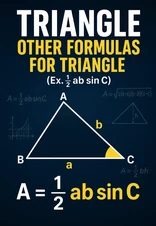 Triangle Area Using Two Sides and Angle